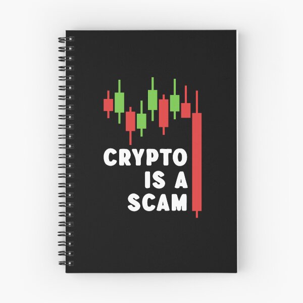 Item preview, Crypto is a Scam - Humor Design designed and sold by venomousvector.