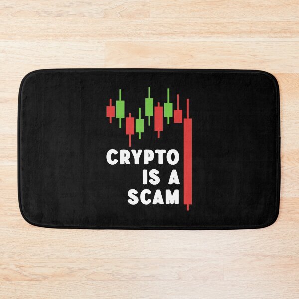 Item preview, Crypto is a Scam - Humor Design designed and sold by venomousvector.