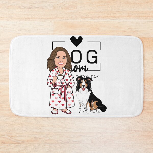 Item preview, Dog Mom All Day Every Day – Cozy Morning with a Rough Collie designed and sold by GoodyPaws.