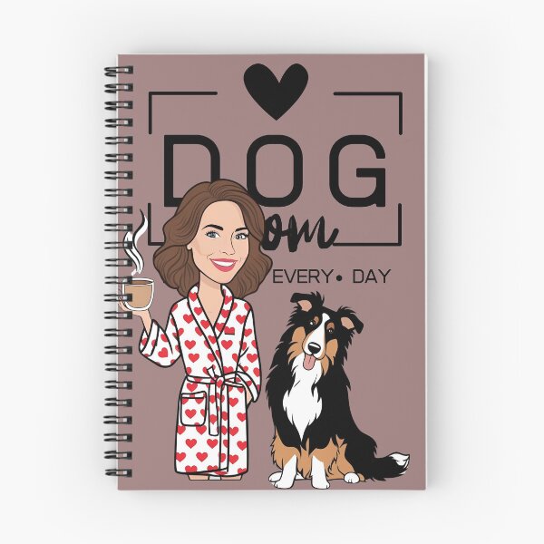 Item preview, Dog Mom All Day Every Day – Cozy Morning with a Rough Collie designed and sold by GoodyPaws.