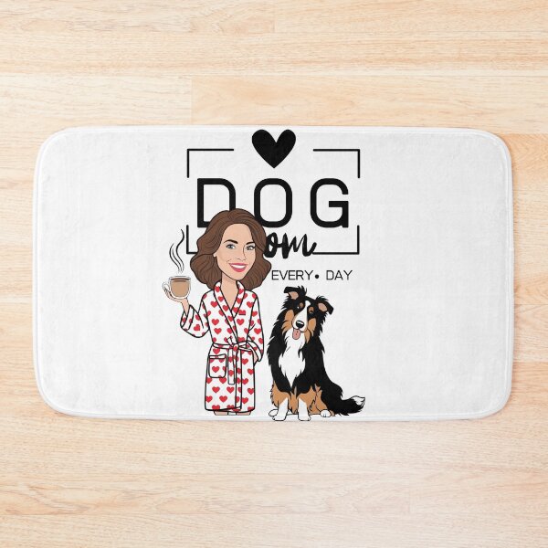 Item preview, Dog Mom All Day Every Day – Cozy Morning with a Rough Collie designed and sold by GoodyPaws.
