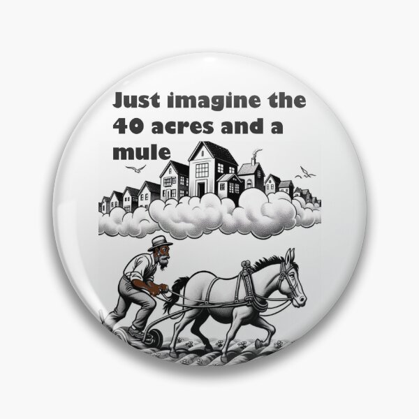 Item preview, "The Lost Dream of 40 Acres and a Mule" designed and sold by Kimmy and Zamiah Art.