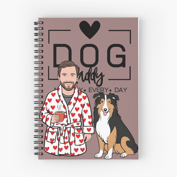 Item preview, Dog Dad All Day Every Day – Cozy Morning with a Rough Collie designed and sold by GoodyPaws.