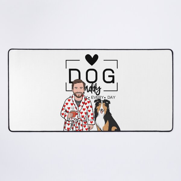Item preview, Dog Dad All Day Every Day – Cozy Morning with a Rough Collie designed and sold by GoodyPaws.