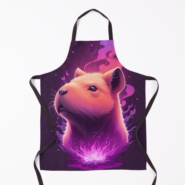 Item preview, Mystic Capybara Spirit - Neon Purple Dreams designed and sold by TopUpDesign.