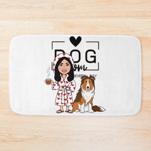 Item preview, Dog Mom All Day Every Day – Cozy Morning with a Rough Collie designed and sold by GoodyPaws.