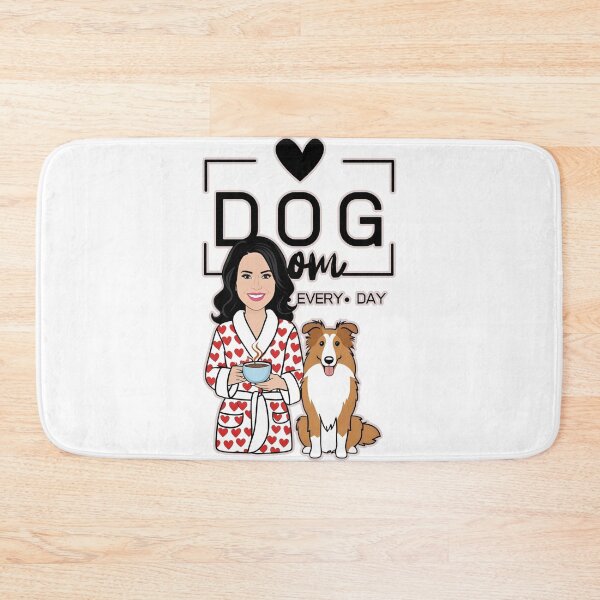 Item preview, Dog Mom All Day Every Day – Cozy Morning with a Rough Collie designed and sold by GoodyPaws.