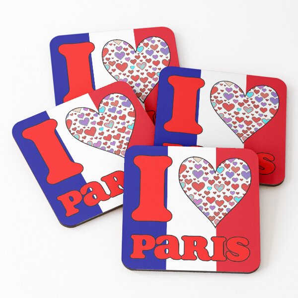 Item preview, I Love Paris – French Flag Heart Design | Romantic Paris Travel Souvenir designed and sold by Michael van der Hoorn.