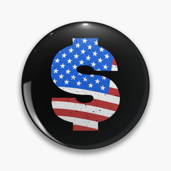 Artikelvorschau, Dollar USA Flagge Retro Vintage Design entworfen und verkauft von venomousvector.