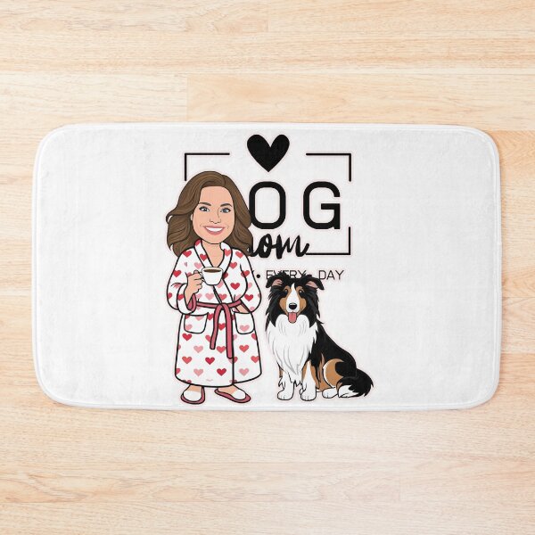 Item preview, Dog Mom All Day Every Day – Cozy Morning with a Rough Collie designed and sold by GoodyPaws.
