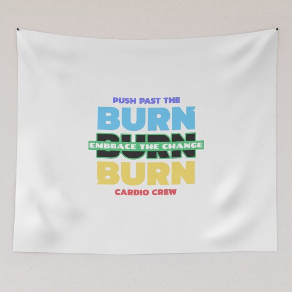 Item preview, Push Past The Burn Active  Fitness Shirt  designed and sold by ngedupdorjee.