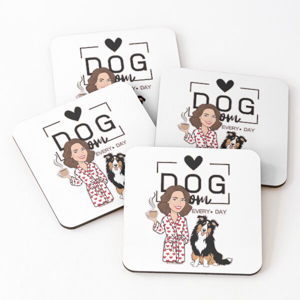 Item preview, Dog Mom All Day Every Day – Cozy Morning with a Rough Collie designed and sold by GoodyPaws.