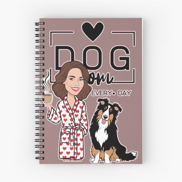 Item preview, Dog Mom All Day Every Day – Cozy Morning with a Rough Collie designed and sold by GoodyPaws.