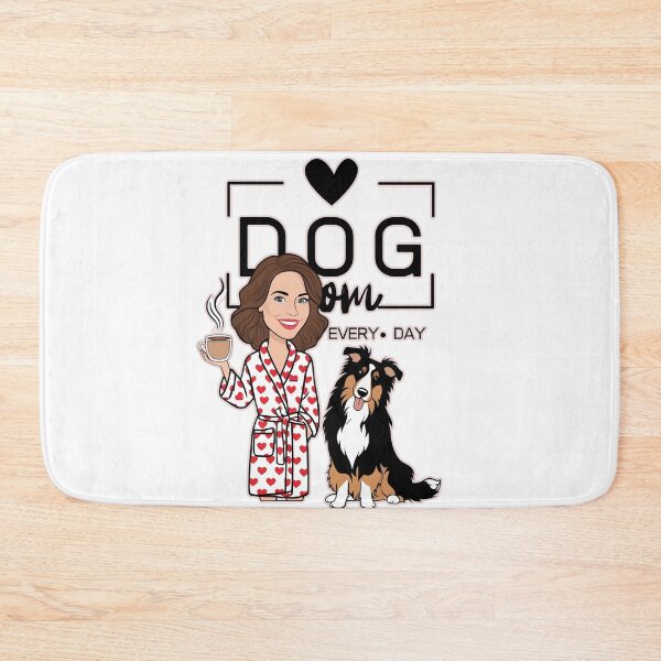 Item preview, Dog Mom All Day Every Day – Cozy Morning with a Rough Collie designed and sold by GoodyPaws.