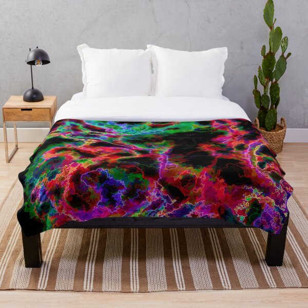 Item preview, Ilustración abstracta de descargas eléctricas multicolores. designed and sold by fishwithout.