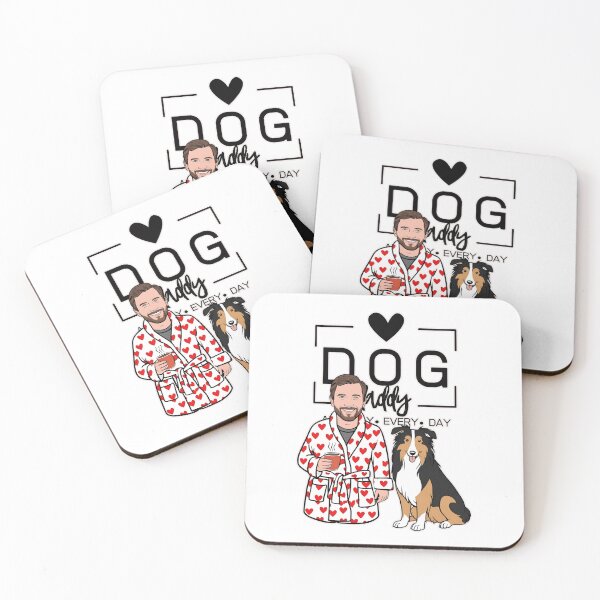 Item preview,  Dog Dad All Day Every Day – Cozy Morning with a Rough Collie designed and sold by GoodyPaws.