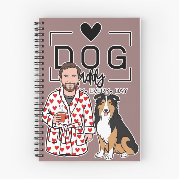 Item preview,  Dog Dad All Day Every Day – Cozy Morning with a Rough Collie designed and sold by GoodyPaws.