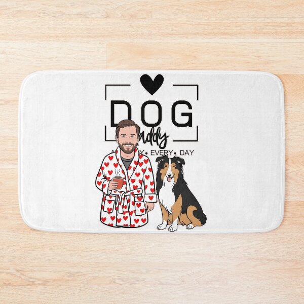 Item preview,  Dog Dad All Day Every Day – Cozy Morning with a Rough Collie designed and sold by GoodyPaws.
