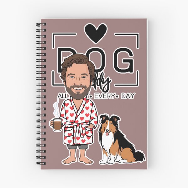 Item preview, Dog Dad All Day Every Day – Cozy Morning with a Rough Collie designed and sold by GoodyPaws.