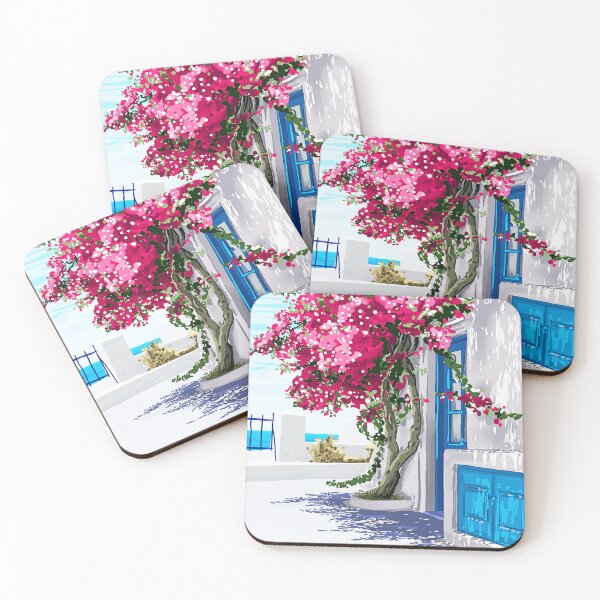 Item preview, Better days are on their way | Greece Santorini Island Travel | Summer Architecture Positivity designed and sold by 83oranges.com.