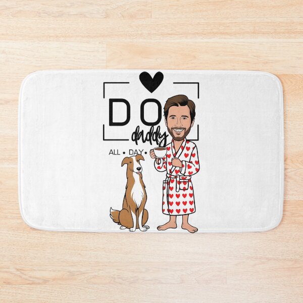 Item preview, Dog Dad All Day Every Day – Cozy Morning with a Smooth Collie designed and sold by GoodyPaws.