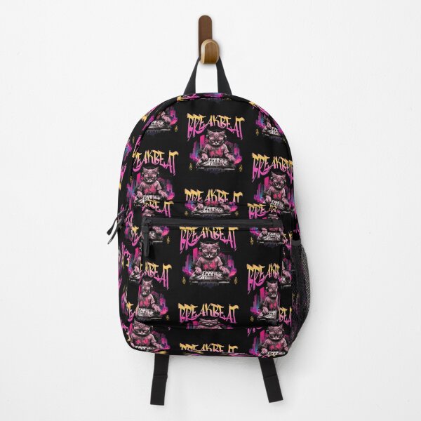 Item preview, BREAKBEAT  - Graffiti Kitty Dj (Pink)  designed and sold by Discothreadz.