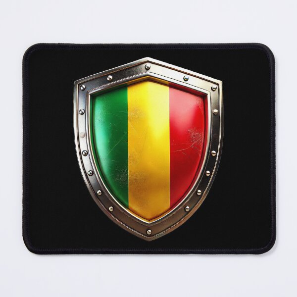 Item preview, Malian Shield of Strength – Pride and Heritage Emblem designed and sold by Highlandkings.
