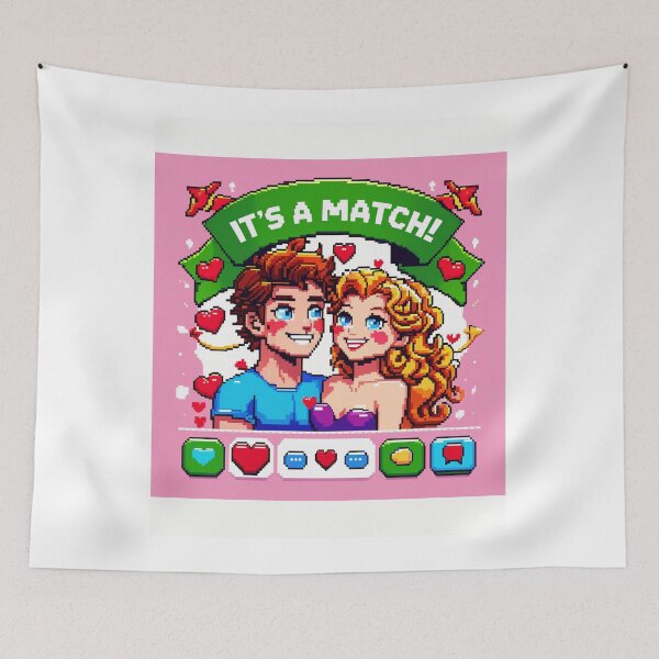 Item preview, Swipe Right for Love – Retro Pixel Art designed and sold by InnovateSpot.