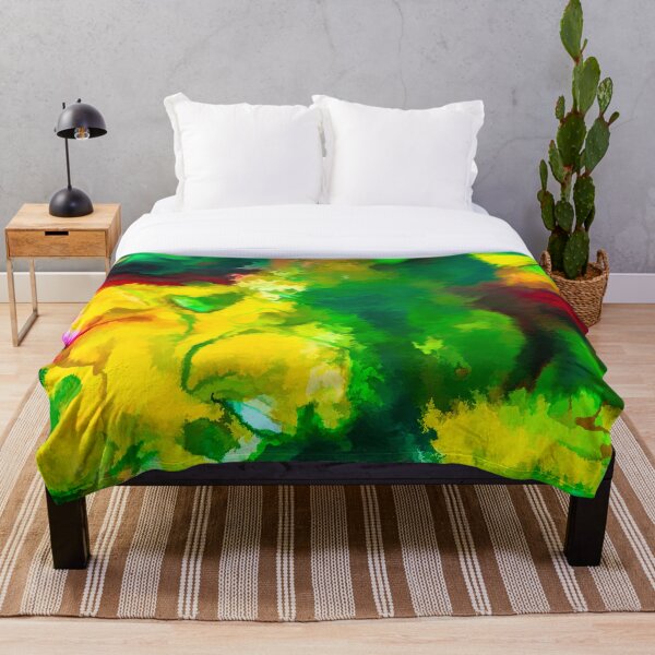 Item preview, Wildlife abstract illustration. Abstract pattern Red-yellow flowers. Original design. designed and sold by fishwithout.