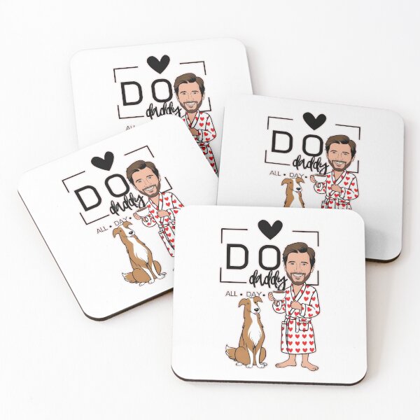 Item preview, Dog Dad All Day Every Day – Cozy Morning with a Smooth Collie designed and sold by GoodyPaws.