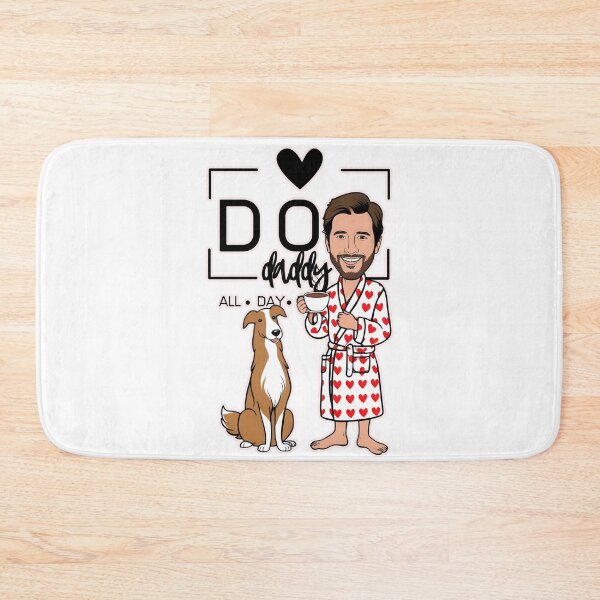 Item preview, Dog Dad All Day Every Day – Cozy Morning with a Smooth Collie designed and sold by GoodyPaws.