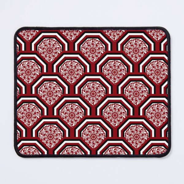 Item preview, Spiral Vine Pattern in Red and White Octagonal Frame designed and sold by Kittaya  Saemee.