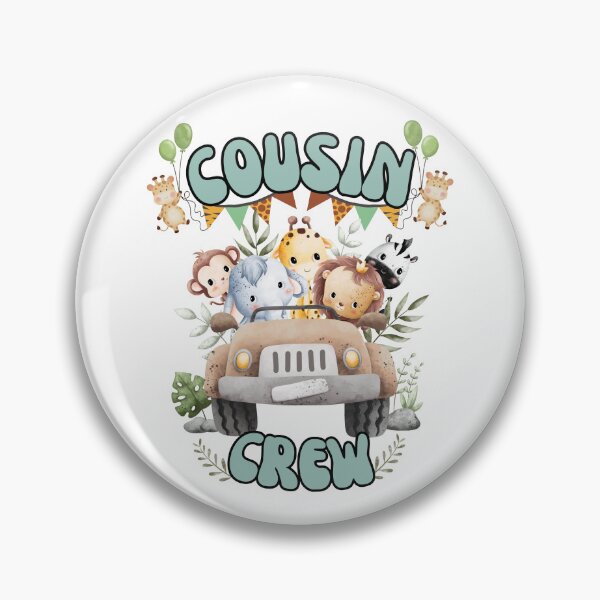 Item preview, Cousin Crew Zoo Family Reunion Safari Trip Matching Kids designed and sold by thebest-2studio.