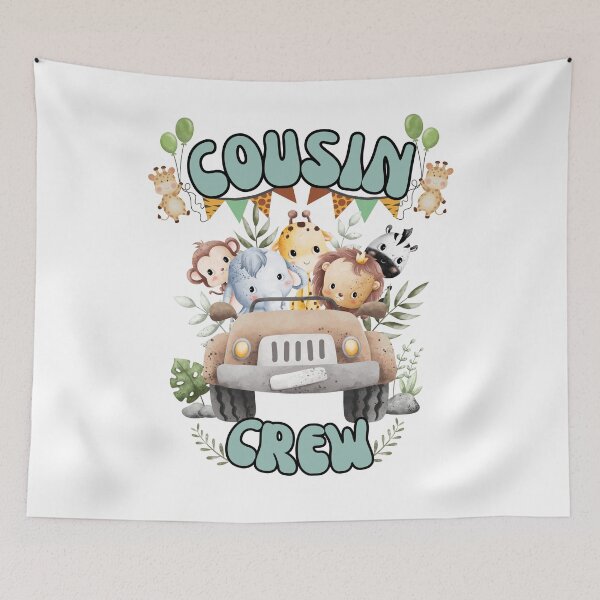 Item preview, Cousin Crew Zoo Family Reunion Safari Trip Matching Kids designed and sold by thebest-2studio.