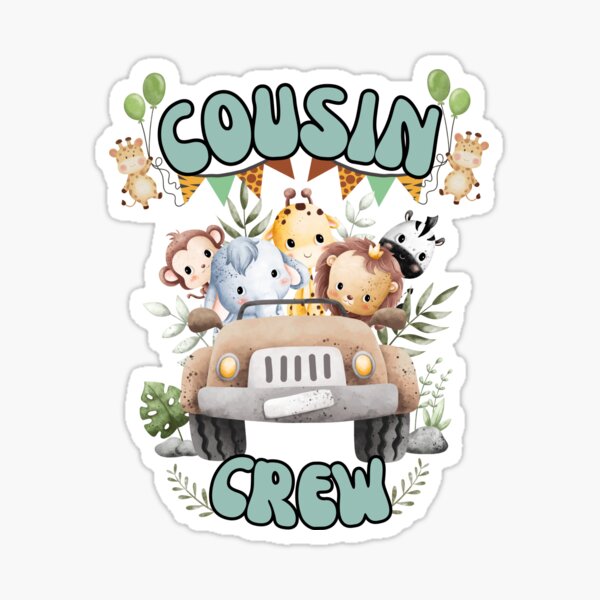 Item preview, Cousin Crew Zoo Family Reunion Safari Trip Matching Kids designed and sold by thebest-2studio.