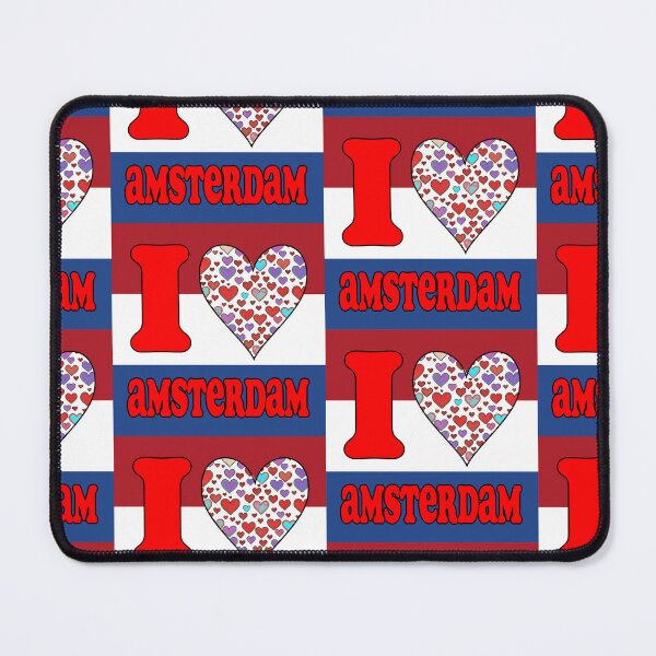 Item preview, I Love Amsterdam – Dutch Flag Heart Design | Netherlands Travel Souvenir designed and sold by Michael van der Hoorn.