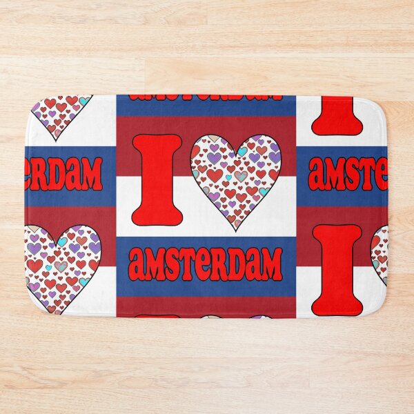 Item preview, I Love Amsterdam – Dutch Flag Heart Design | Netherlands Travel Souvenir designed and sold by Michael van der Hoorn.