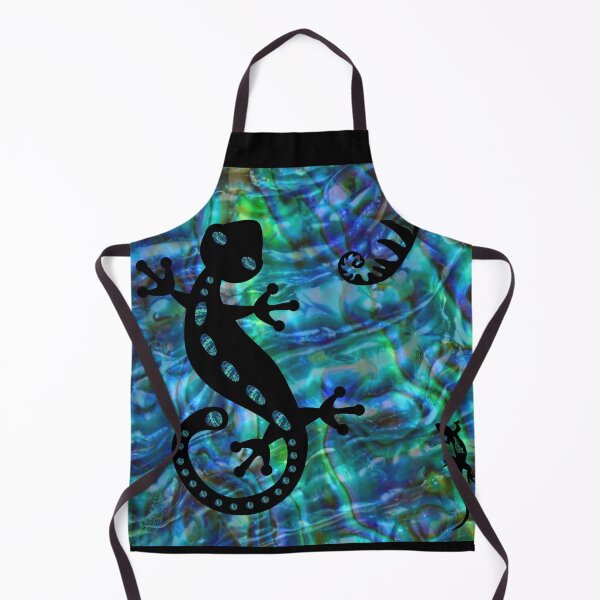 Item preview, Blue Green Paua Gecko. New Zealand. designed and sold by VibrantArtwork.