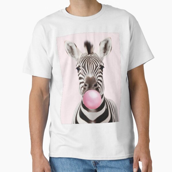 Item preview, Zebra Blowing Pink Bubble Gum - Fun Animal Art designed and sold by Vibrantdream.