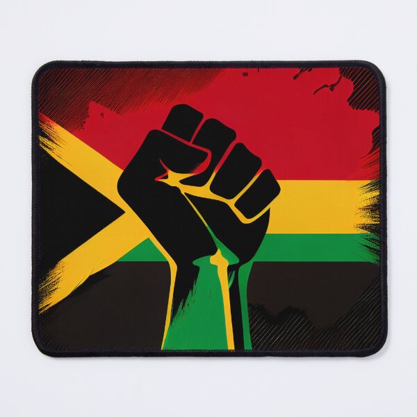Item preview, Black Pride Fist with African Flag designed and sold by Artbyminga.