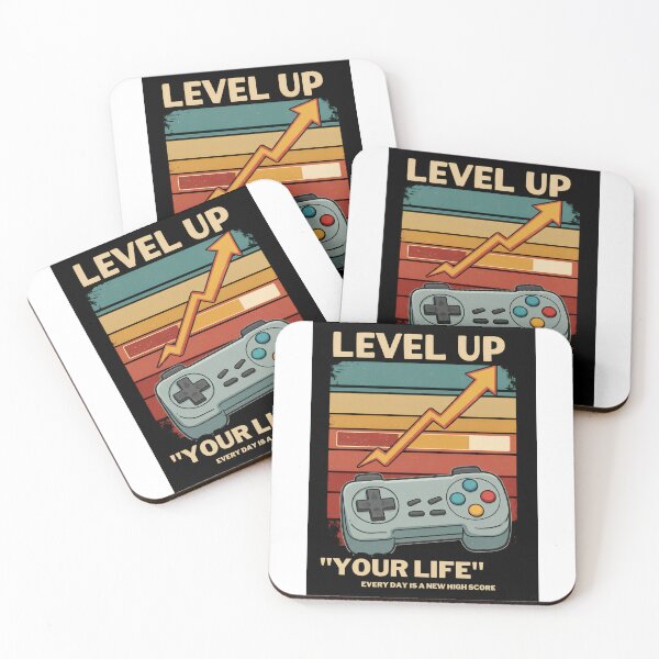 Item preview, Level Up Gaming Shirt, Motivational Tee for Gamers, Retro Gamer Gift, Keep Leveling Up  designed and sold by Thread-Verse.
