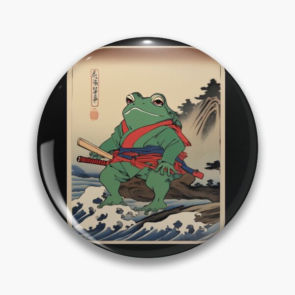 Item preview, samurai frog designed and sold by EuropeanPrints.
