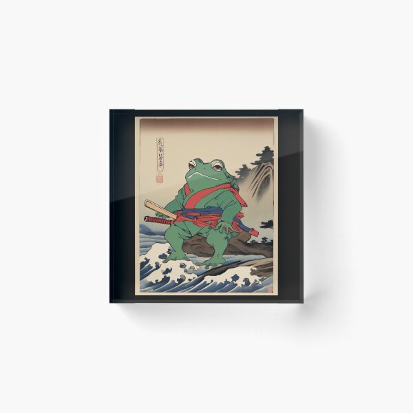 Item preview, samurai frog designed and sold by EuropeanPrints.