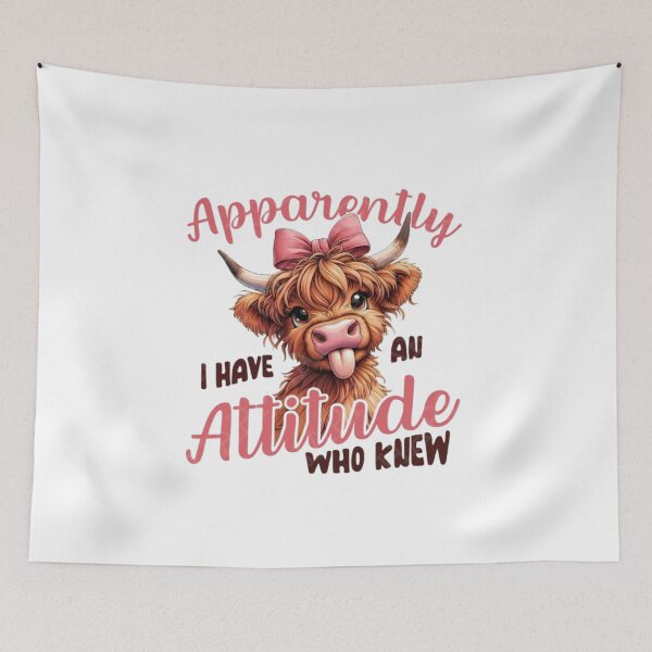 Item preview, Majestic Highland Cow Art | Rustic Scottish Highlander Design designed and sold by Colorful-Garden.