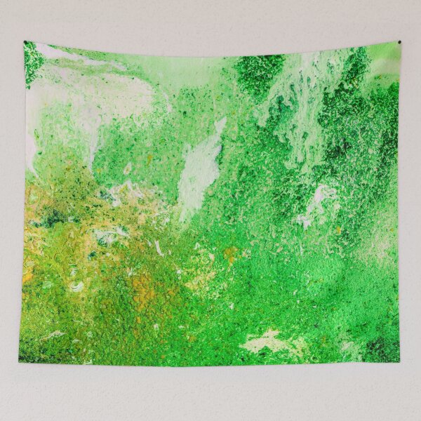 Item preview, Yellow-green abstraction. Nature. designed and sold by fishwithout.