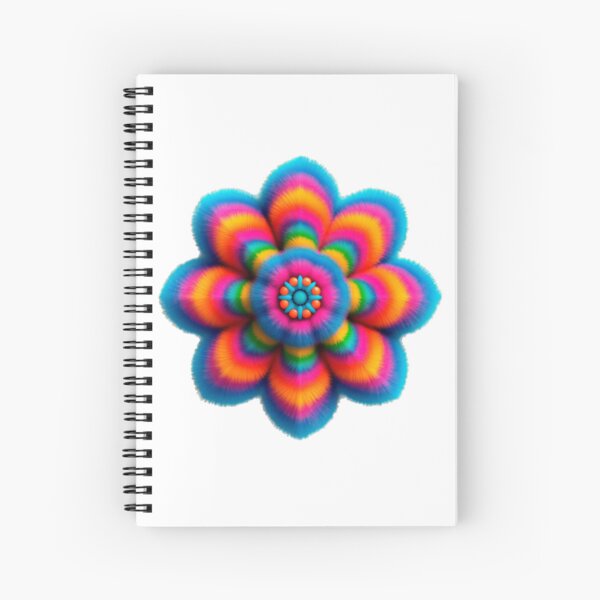 Item preview, Multicolored fluffy mandala sticker designed and sold by Higher-worlds.