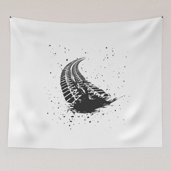Item preview, Distressed tire tracks. designed and sold by Tanysl.