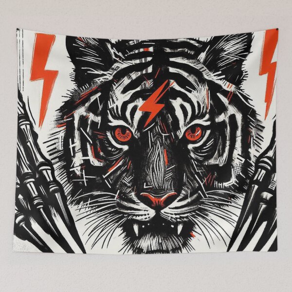 Item preview, Electric Tiger Grin designed and sold by zzz888.