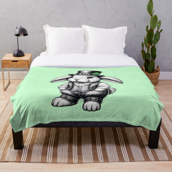 Aperçu de l'œuvre Lapin Gentleman de la Saint-Patrick créée et vendue par TSQ.