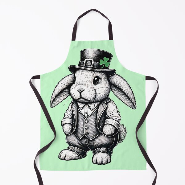 Item preview, St. Patrick’s Day Gentleman Rabbit designed and sold by TSQ.
